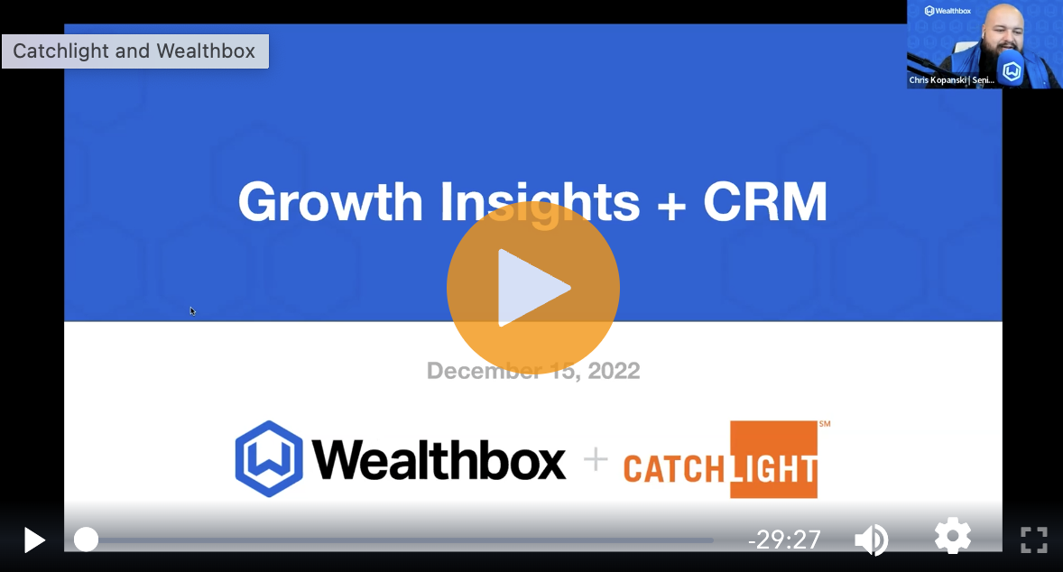 Catchlight and Wealthbox Webinar Replay